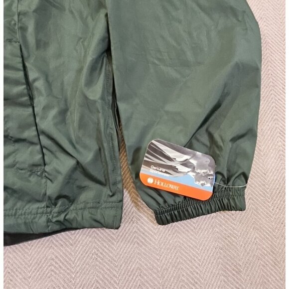 Holloway 1/4 Zip Pullover Men's XL Green Black LS Jersey Lined New NWT Athletic - Picture 2 of 16